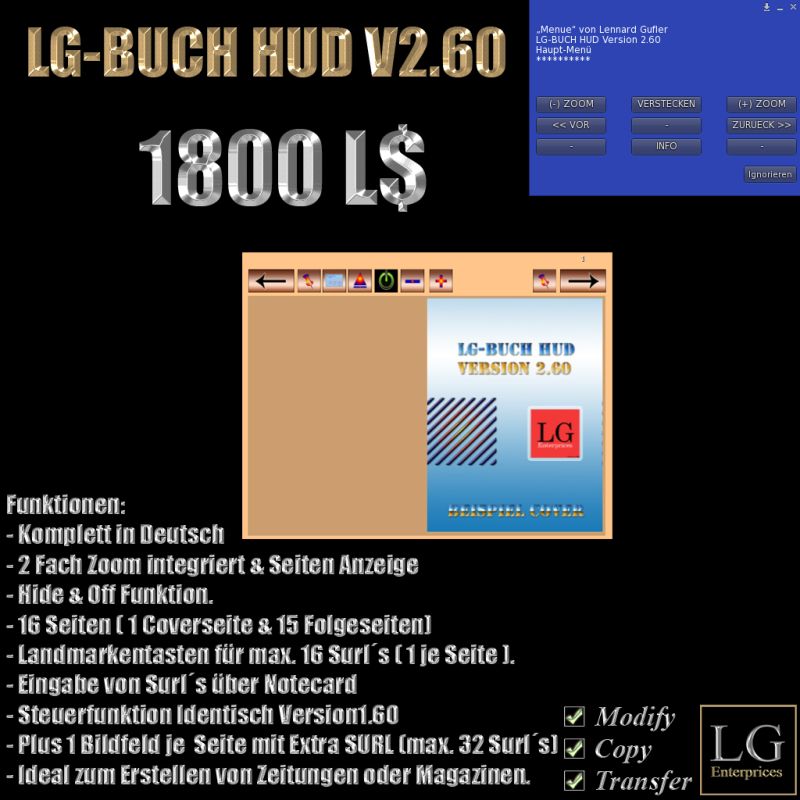 LG-Buch HUD 2.6